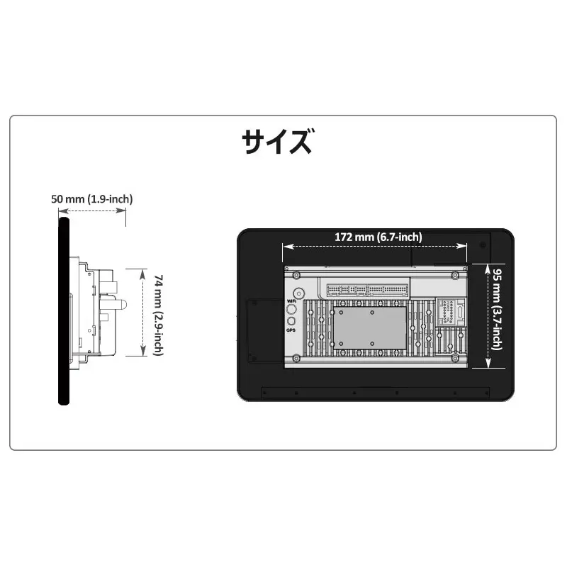 S8U2118PR Professional プロフェッショナル 4G+64G ,4G LTEモデム内蔵 10.1インチIPS（角度固定式） -  ATOTO 公式プロ代理店 株式会社Take bliss