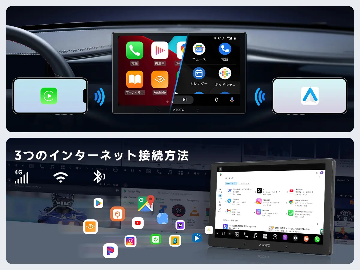 X10G211E 10.1インチQLED 8G+128G - ATOTO 公式プロ代理店 株式会社