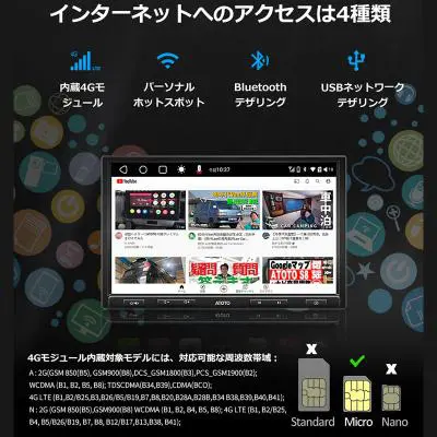 車でユーチューブを大画面視聴！大画面ユーチューブ対応カーナビの魅力