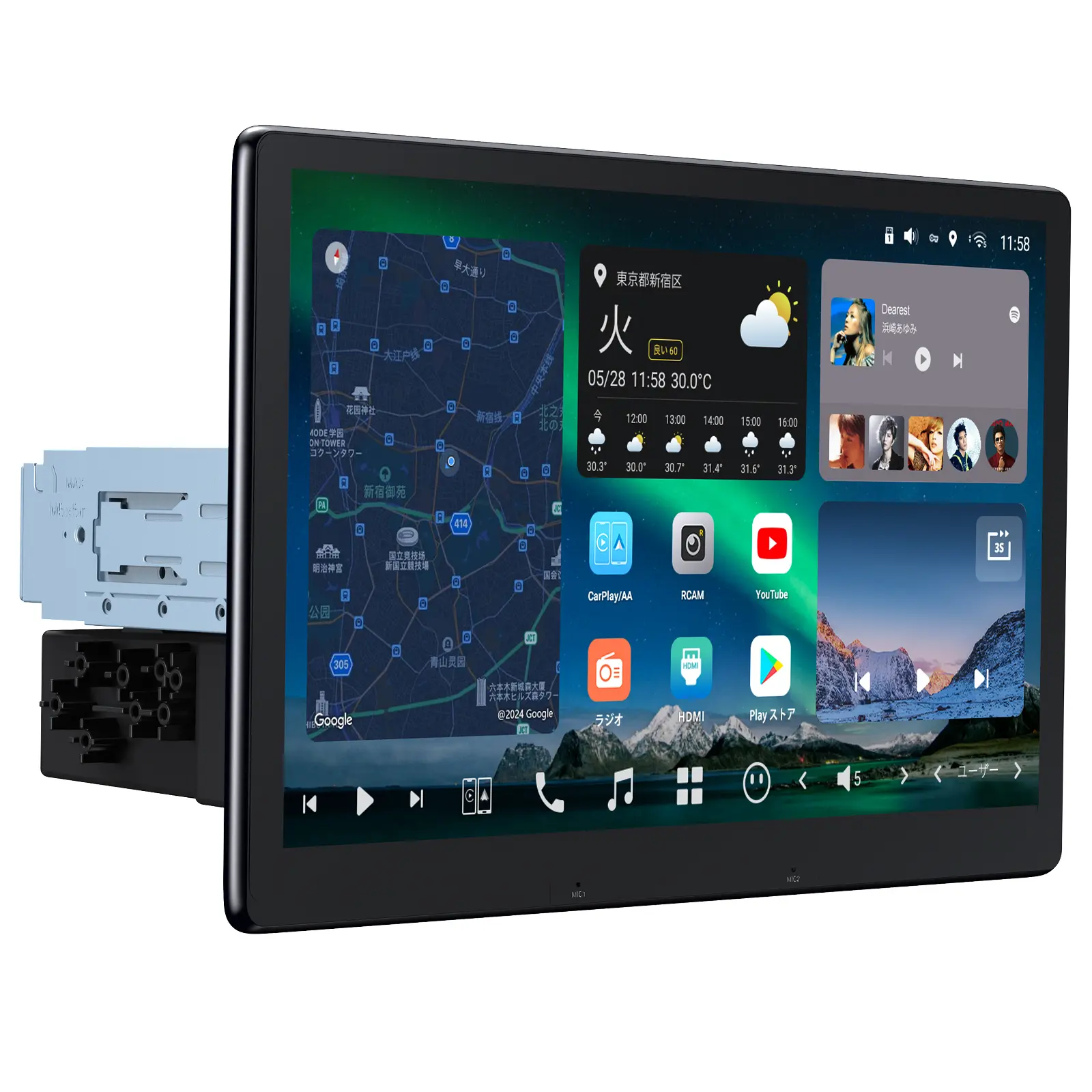 ATOTOMOVE　A6G110PF 10.1インチ カーナビ　ATOTO ATOTO A6PF 10.1型QLED ディスプレイオーディオ｜1Din/2Din対応