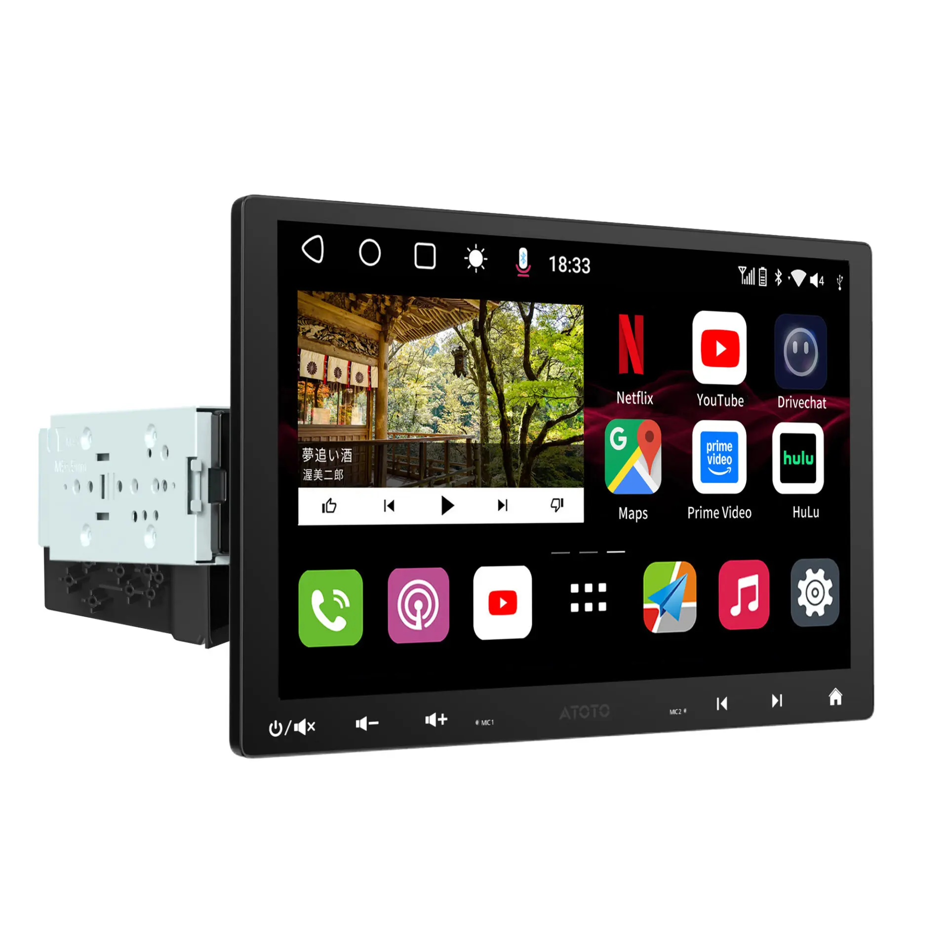 S8G1104MX 10インチ 4G+64G 1DIN &2DIN フローティング - ATOTO 公式