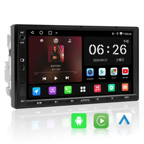 A5LG2A7T 2DINオーディオ一体型 Androidカーナビ、7インチディスプレイ