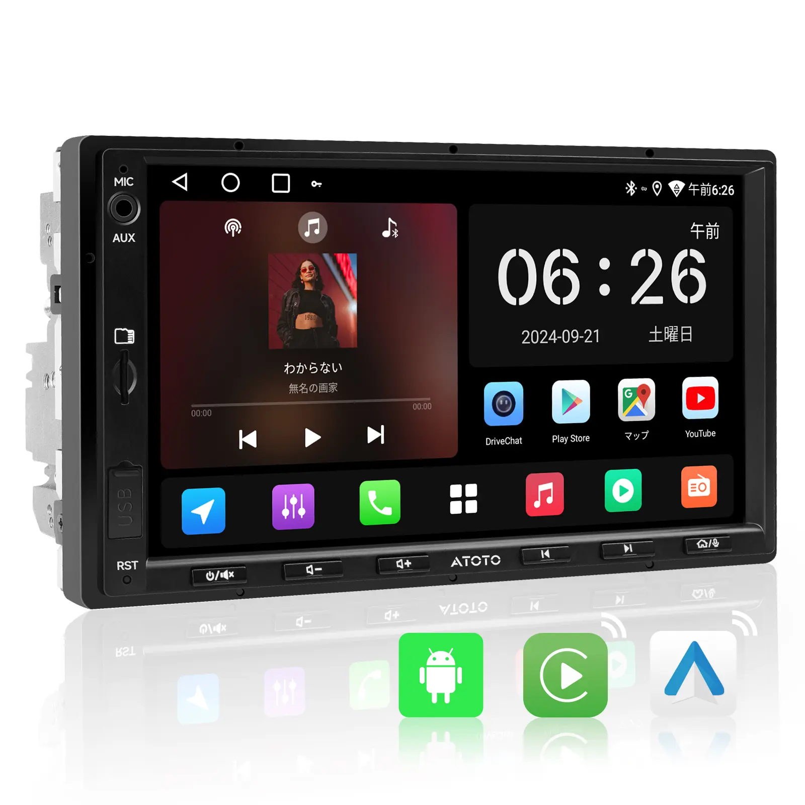 ATOTO A6 カーナビ アンドロイド Amazon.co.jp: ATOTO A6 2DIN Android オーディオ一体型カーナビ