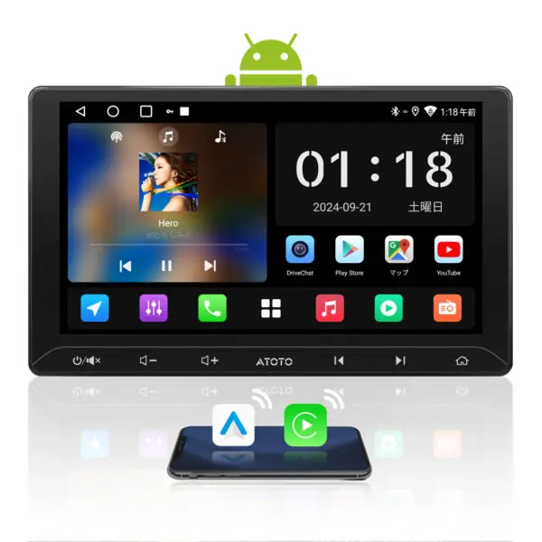 A5LG211T 10.1インチAndroid ディスプレイオーディオ. 2DIN