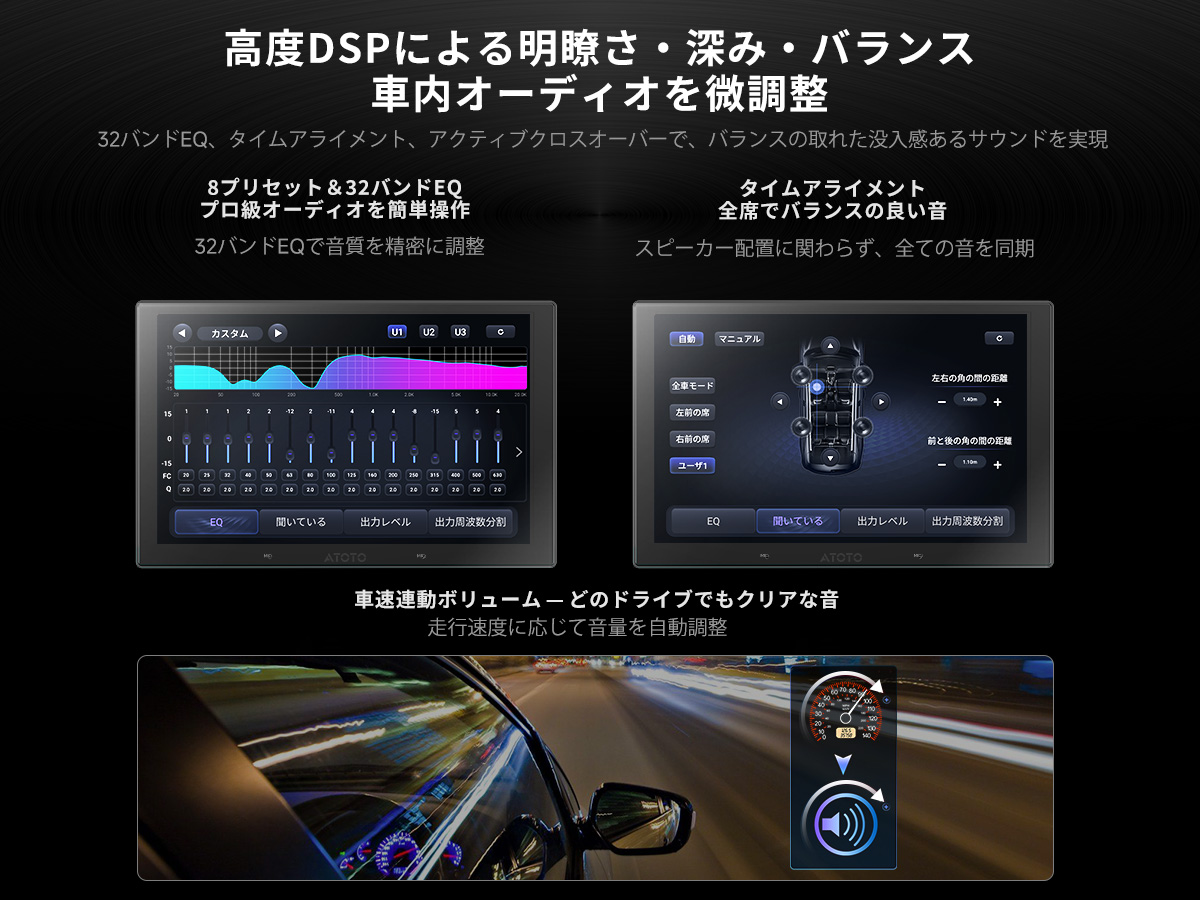 V10G211OC 6G+128G ,4G LTE 10インチフルタッチ 2Din Android 14.0 - 画像 (8)