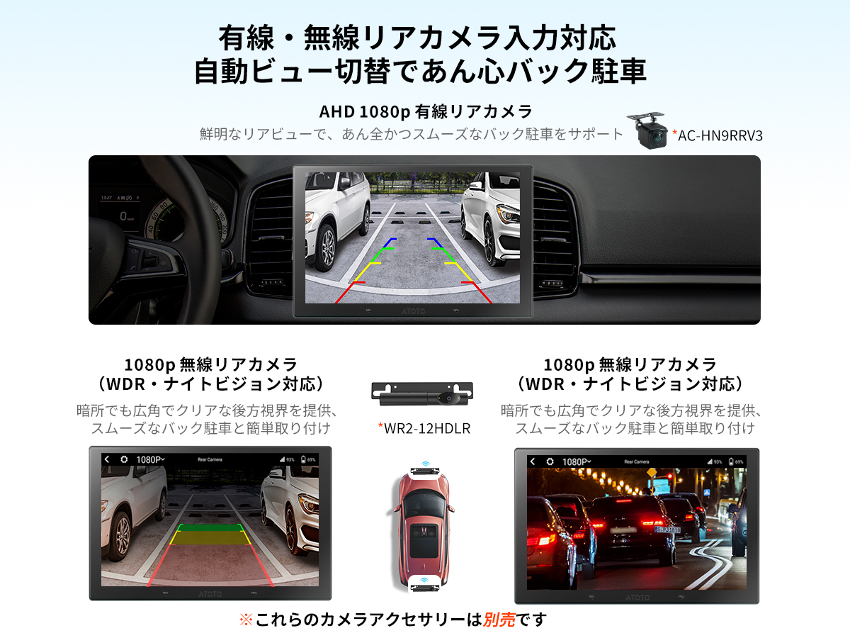 V10G211OC 6G+128G ,4G LTE 10インチフルタッチ 2Din Android 14.0 - 画像 (12)