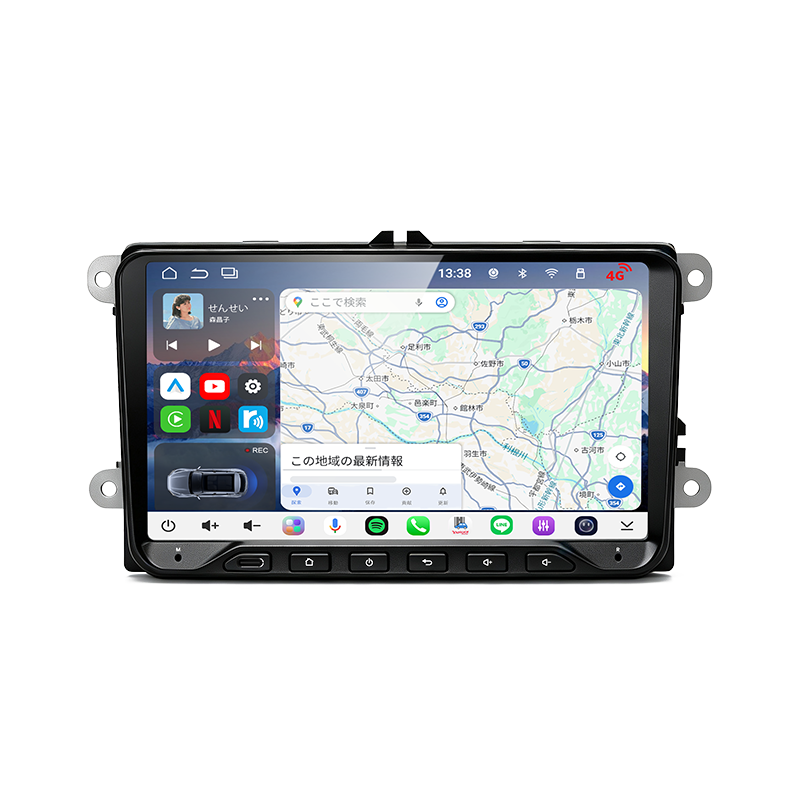 S8LVW09SD フォルクスワーゲン車種専用モデル 4G+64G 2DIN